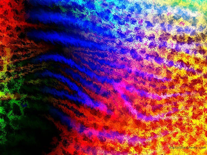 Colorful Abstract Pattern — Red, Vibrant, Colors, Smoke