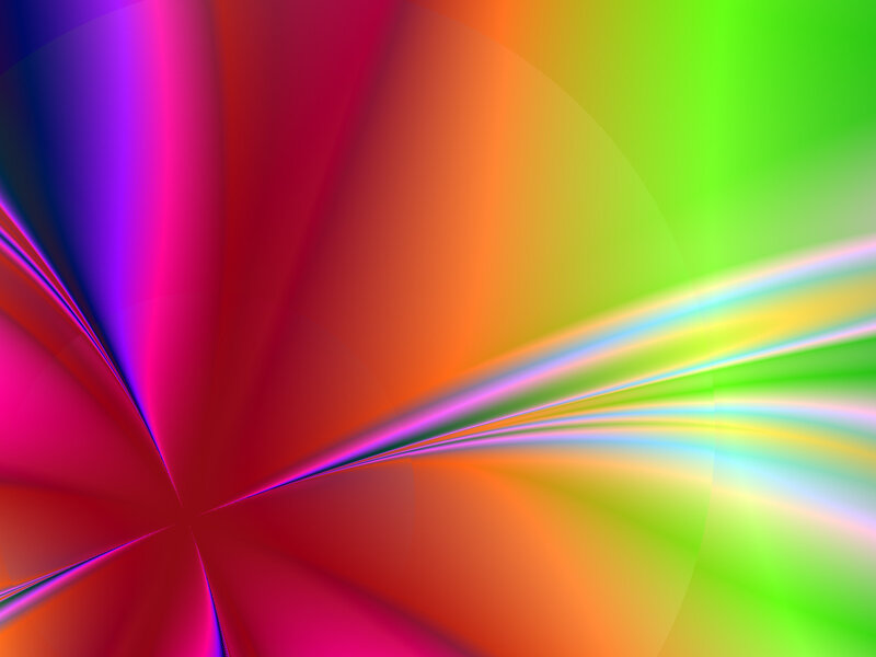 Colorful Abstract Pattern — Red, Vibrant, Curved Lines, Gradient, Green