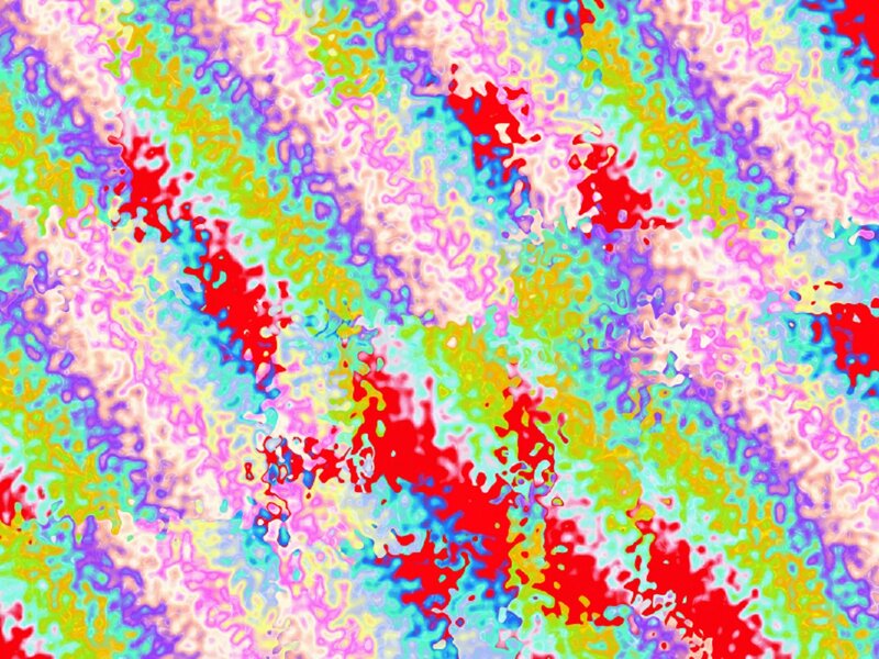 Colorful Abstract Pattern — Red, Vibrant, Green