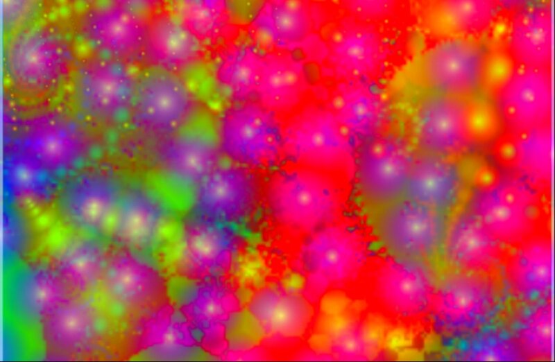 Colorful Abstract Pattern — Red, Vibrant, Lights
