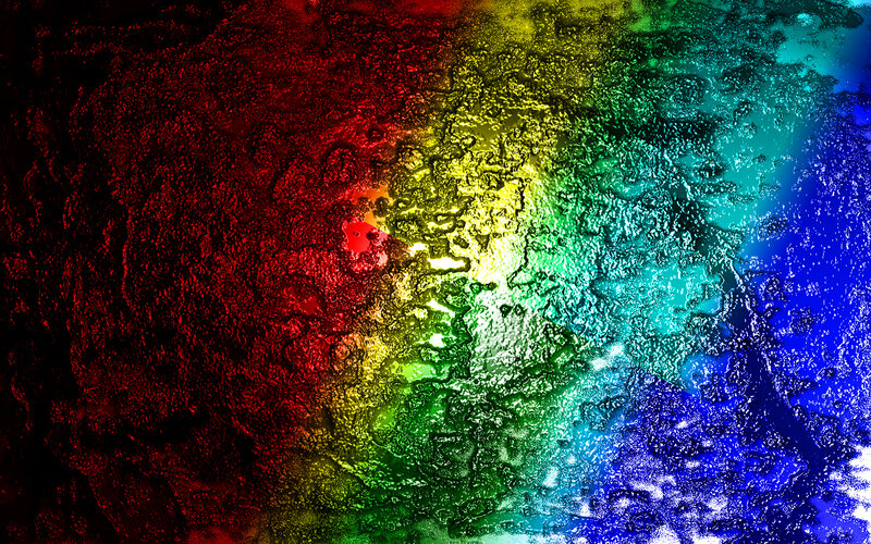 Colorful Abstract Pattern — Red, Vibrant, Rainbow, Texture
