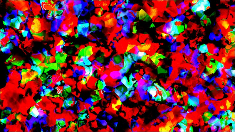 Colorful Abstract Pattern — Red, Vibrant, Shapes