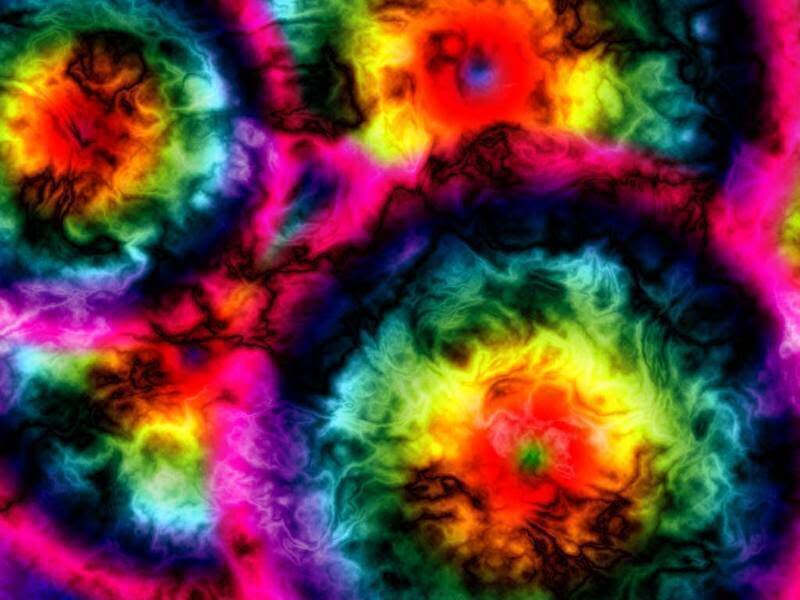 Colorful Abstract Pattern — Red, Vibrant, Smoke