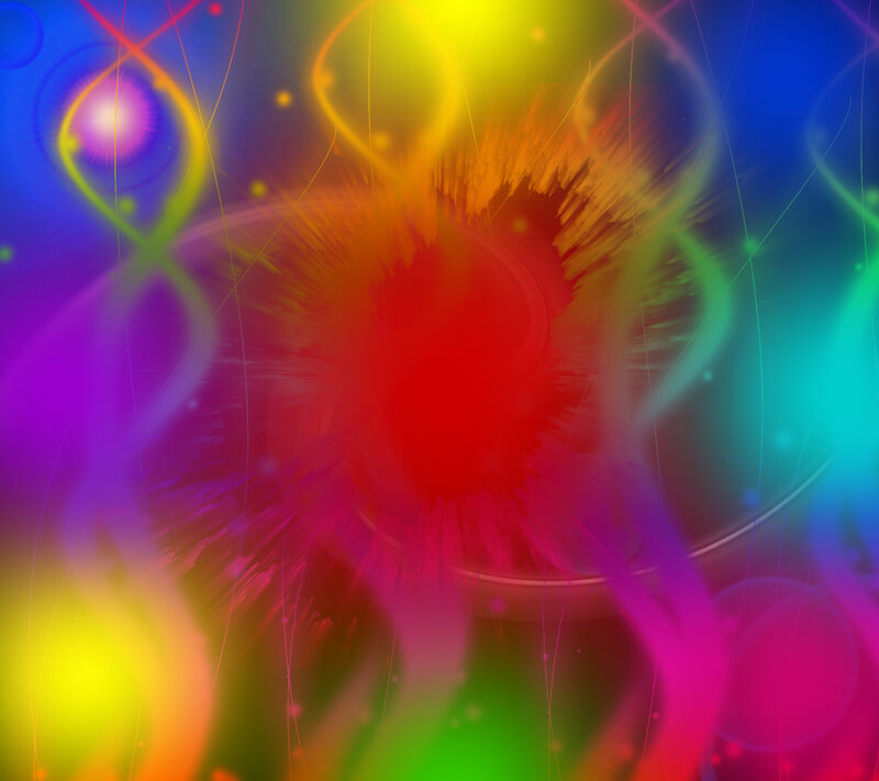 Colorful Abstract Pattern — Red, Vibrant