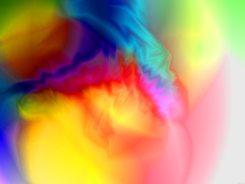 Colorful Abstract Pattern — Yellow, Vibrant, Colors, Light