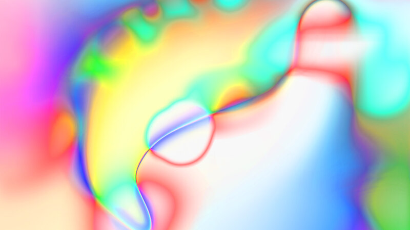 Colorful Abstract Pattern — Yellow, Vibrant, Colors, Shapes, Light