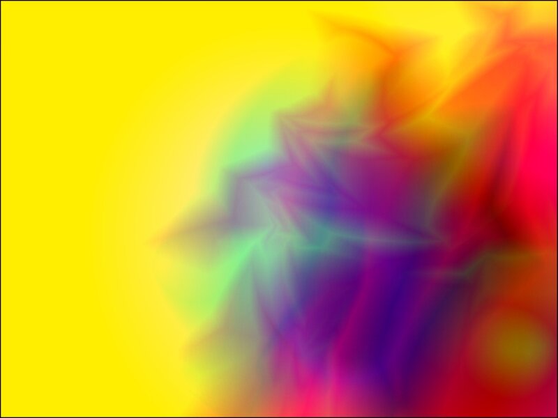 Colorful Abstract Pattern — Yellow, Vibrant, Red