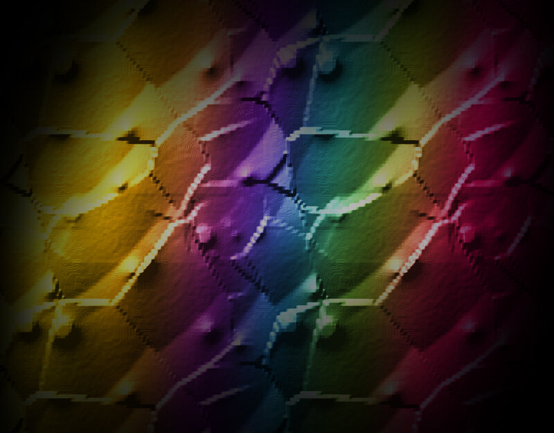 Colorful Abstract Pattern — Yellow, Vibrant
