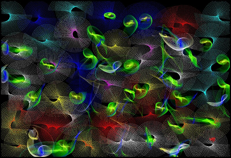 Colorful Abstract Patterns — Green