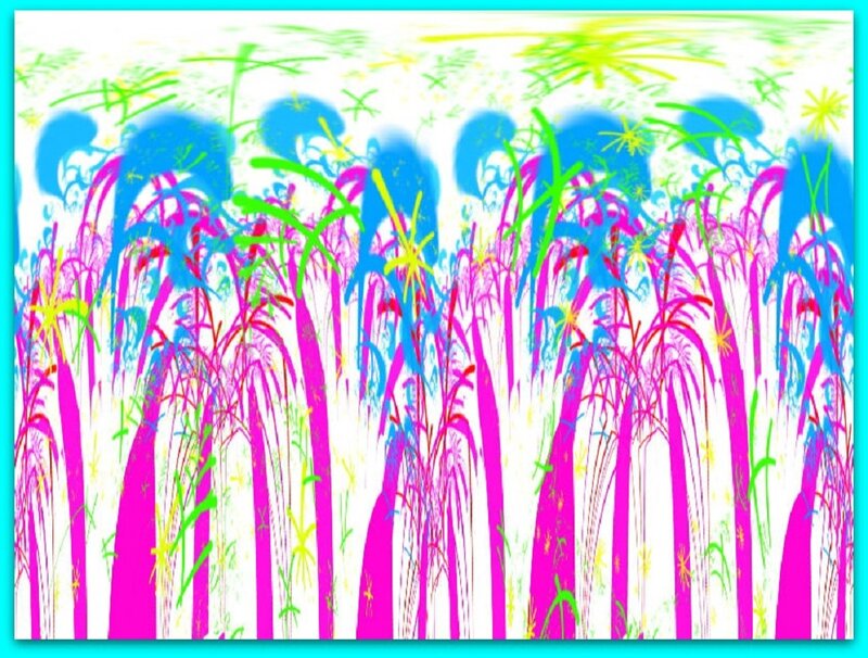 Colorful Abstract Patterns — Pink