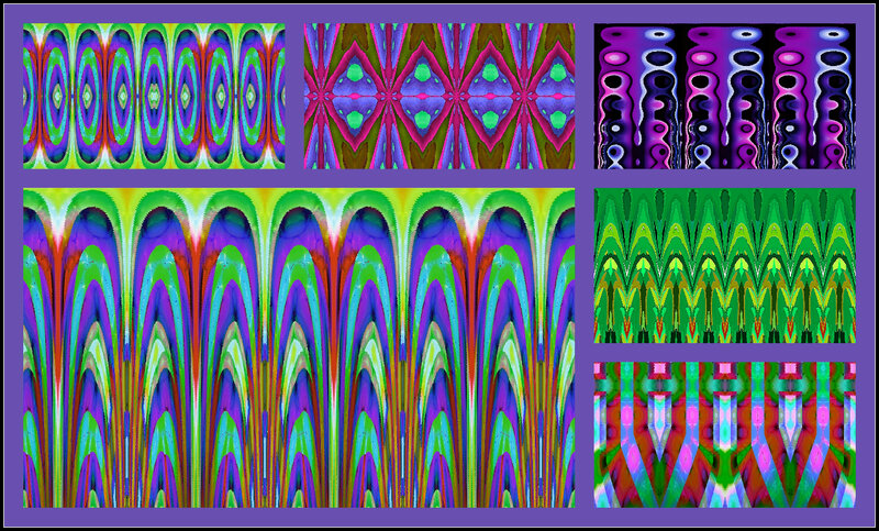 Colorful Abstract Patterns — Purple, Vibrant, Colors