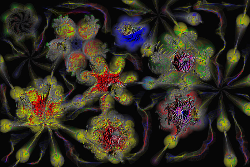Colorful Abstract Patterns — Yellow