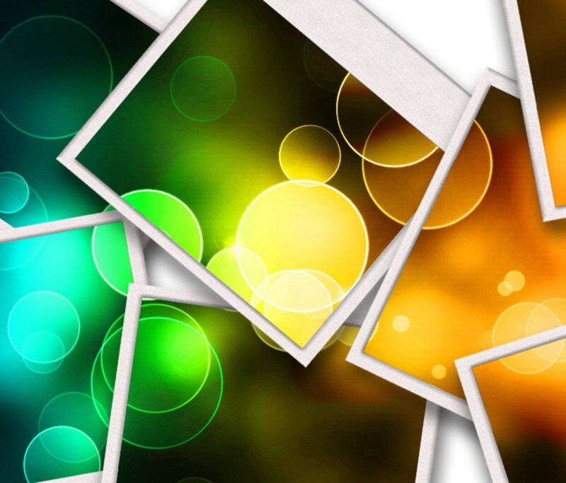colorful abstract photo collage