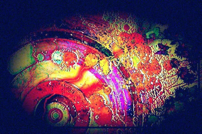 colorful abstract projection