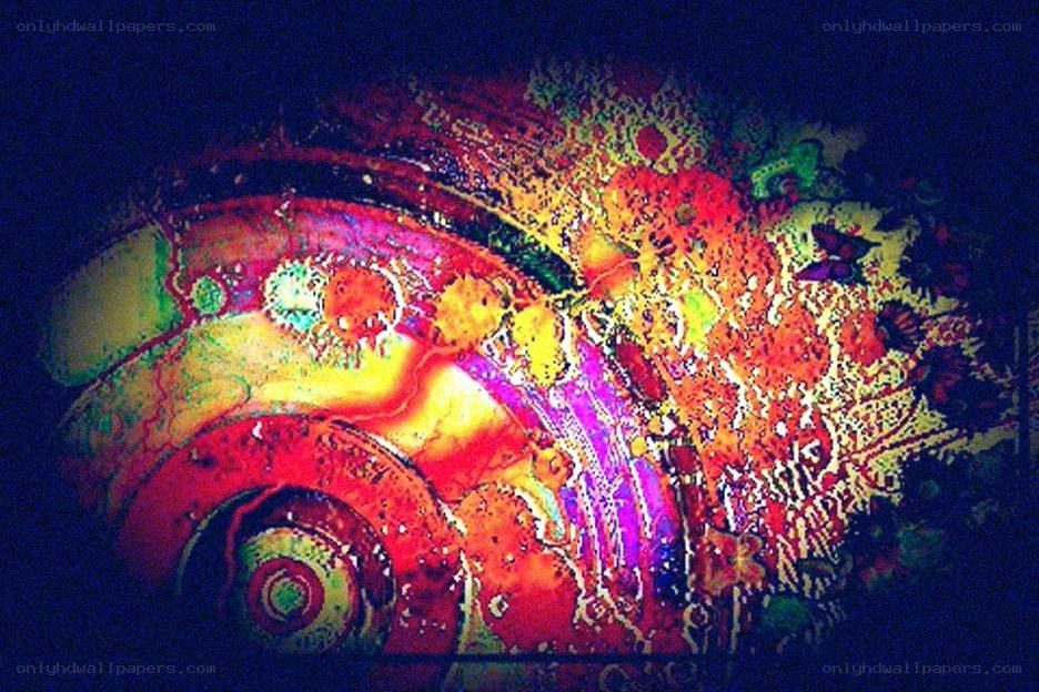 colorful abstract projection