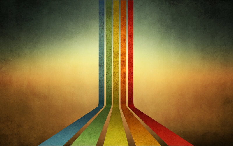 colorful abstract road design