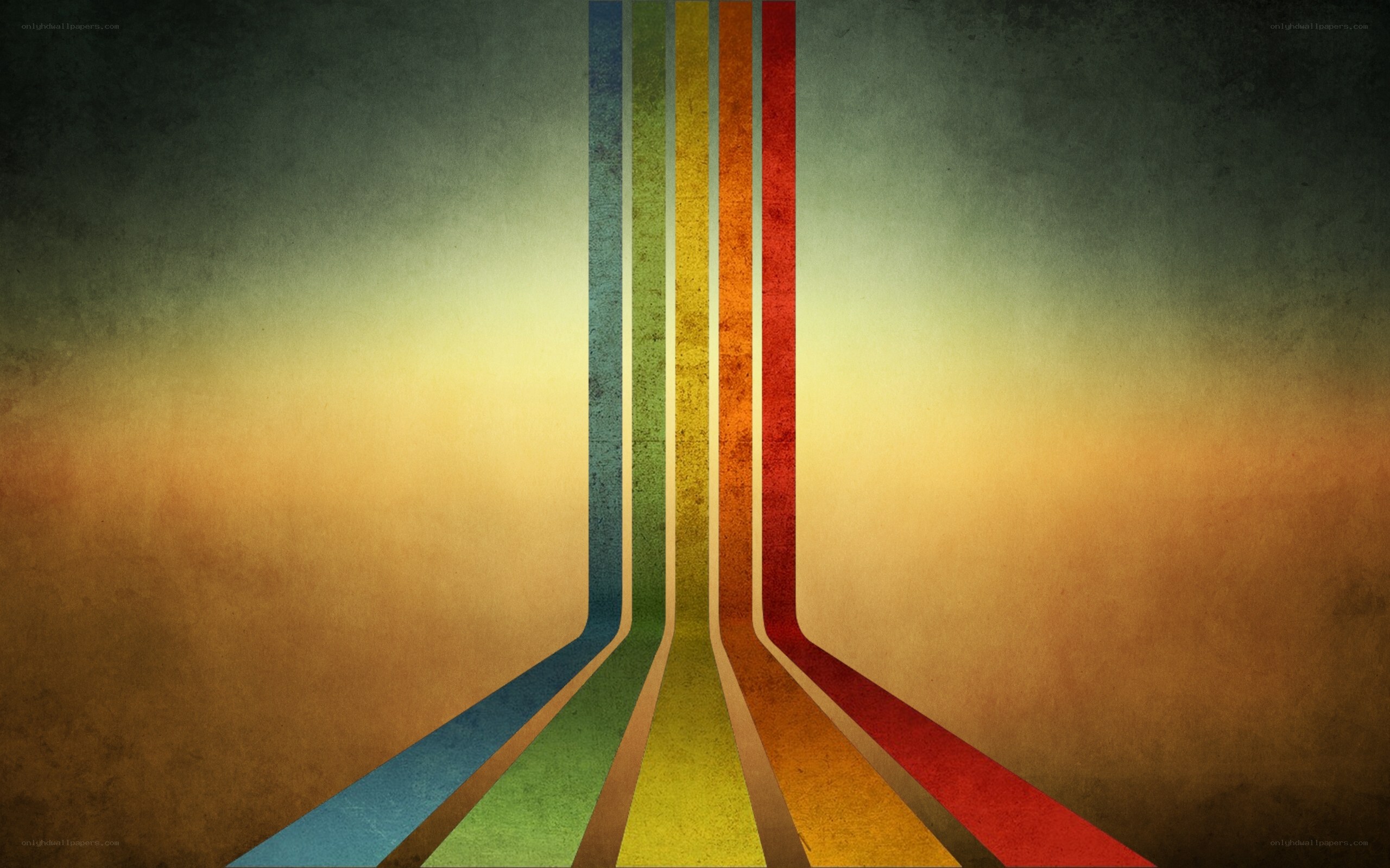 colorful abstract road design