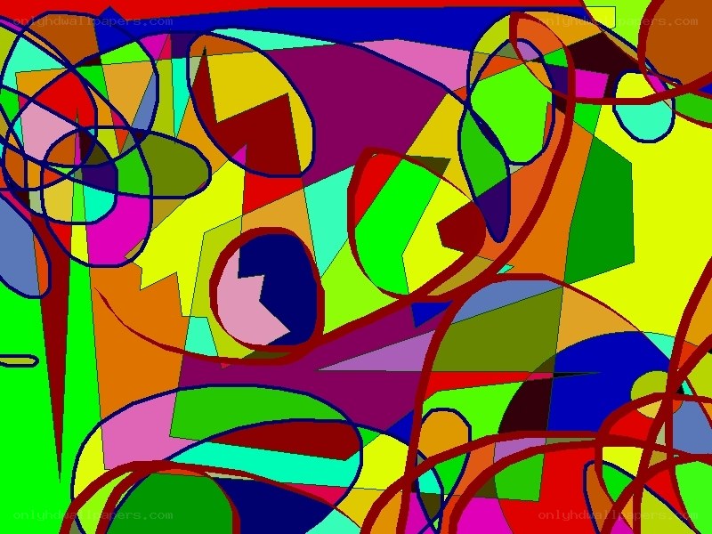 Colorful abstract shapes