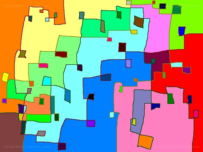 colorful abstract shapes