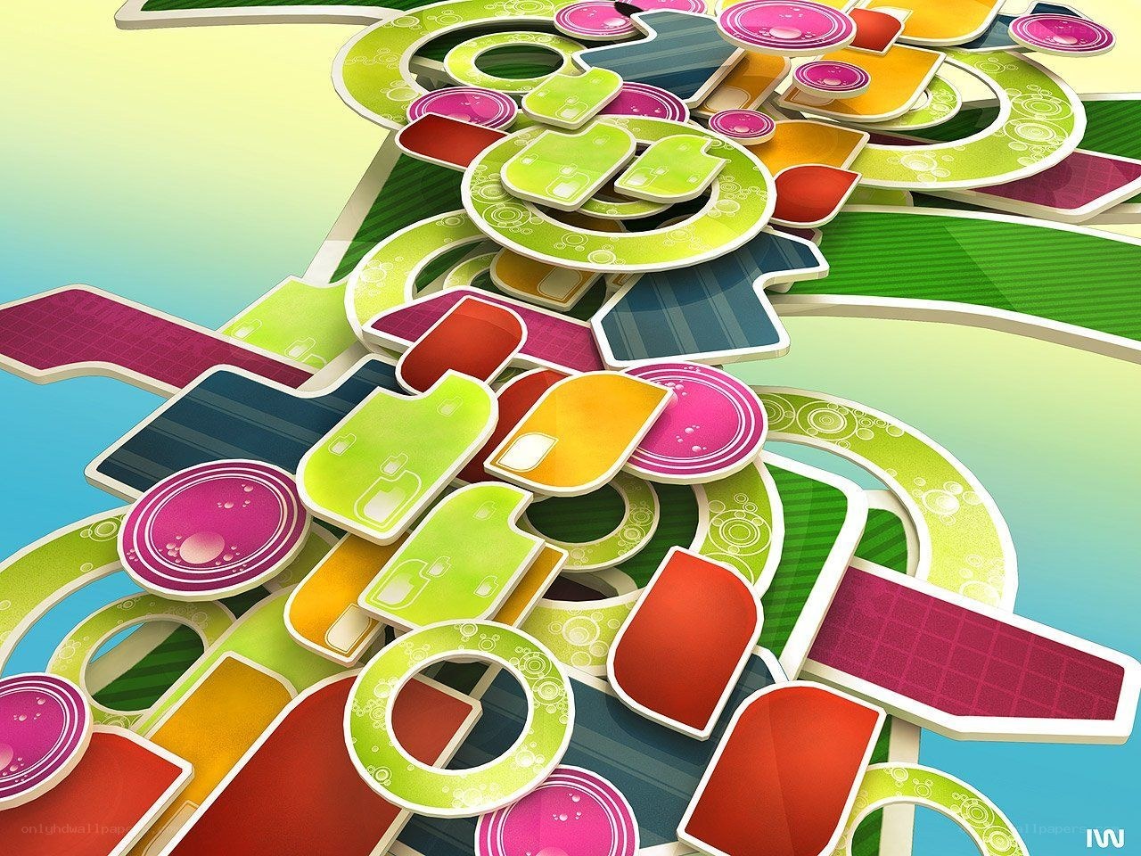colorful abstract shapes