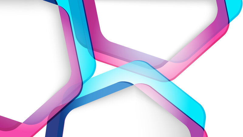 Colorful Abstract Shapes — Blue, Calm, Lines