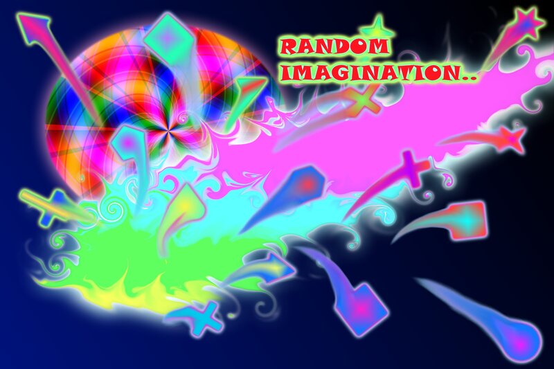 Colorful Abstract Shapes — Pink, Vibrant