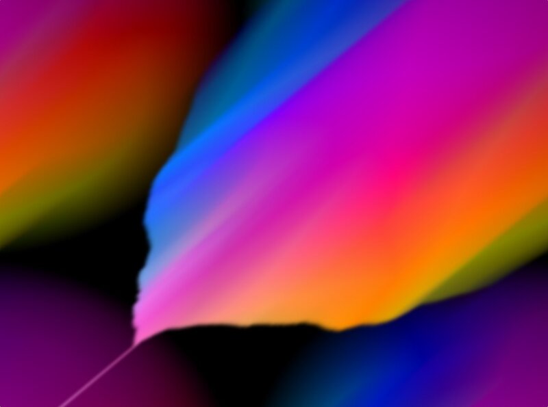 Colorful Abstract Shapes — Purple, Vibrant, Blue