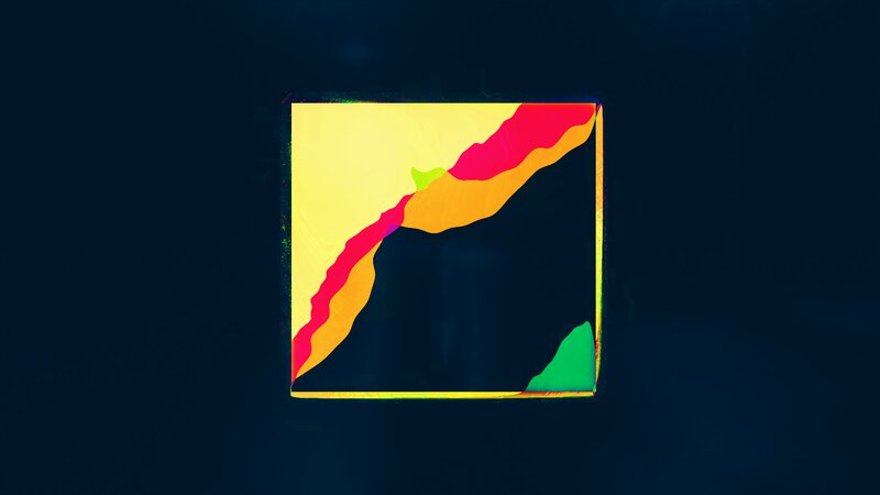 Colorful Abstract Shapes — Yellow, Vibrant, Square