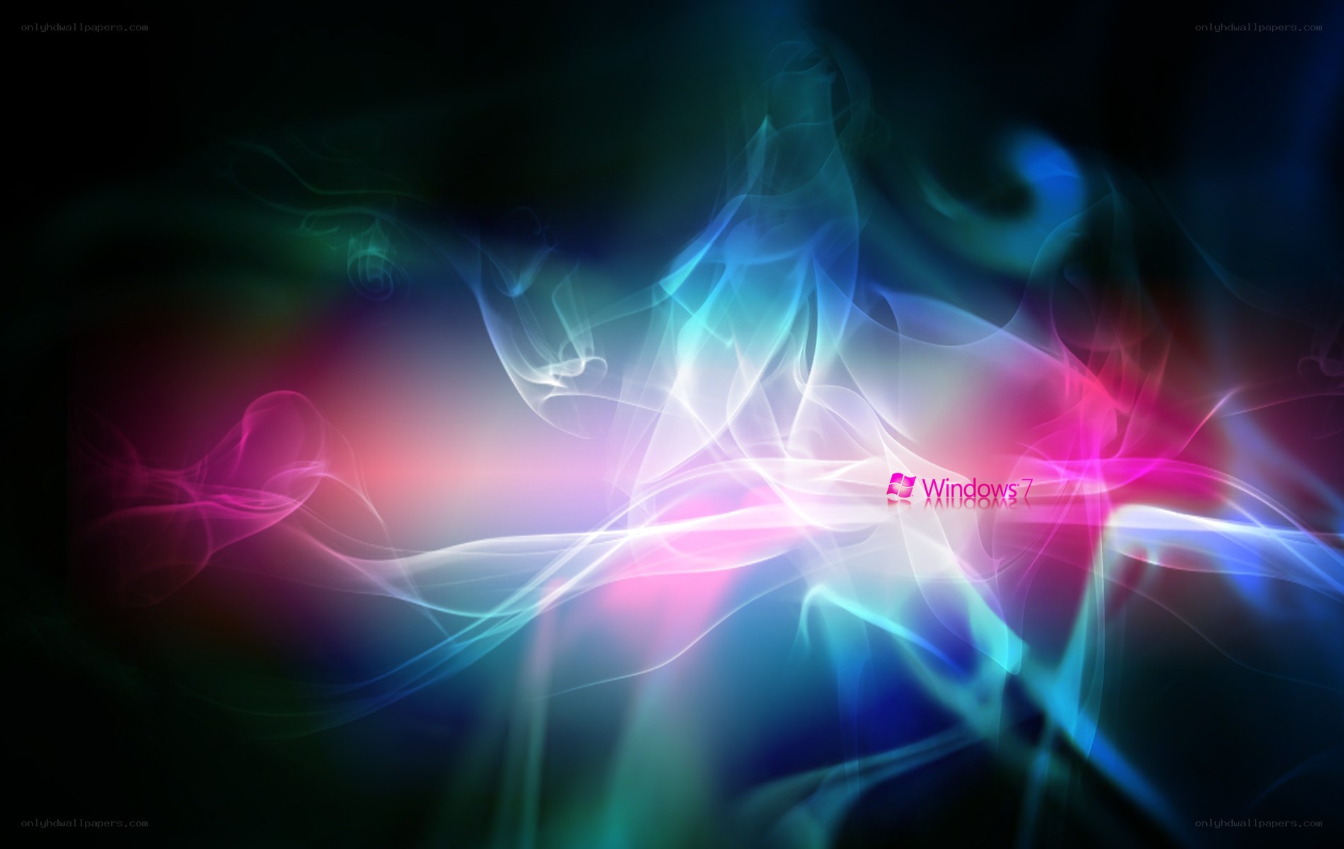 colorful abstract smoke design