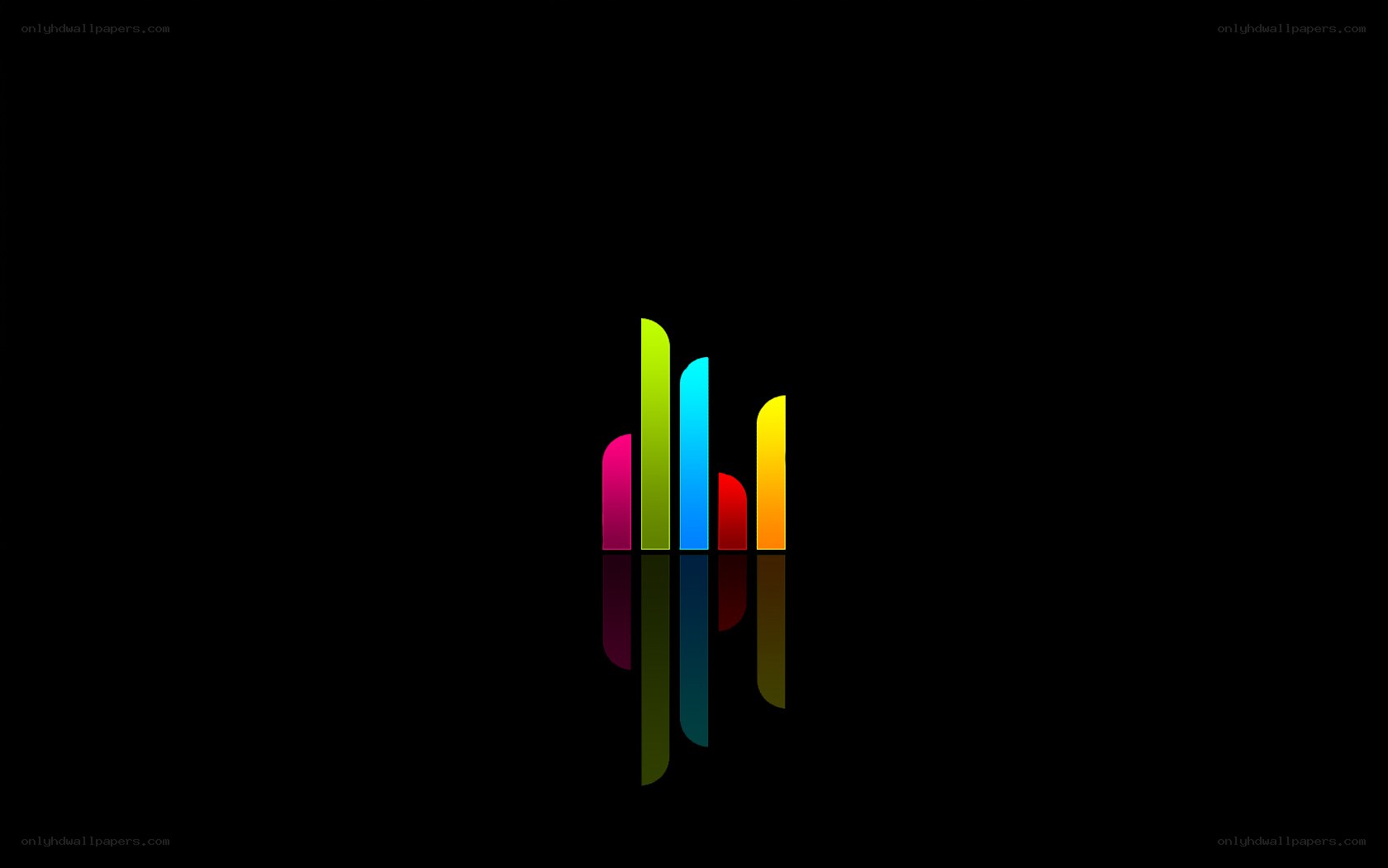 colorful abstract sound waves