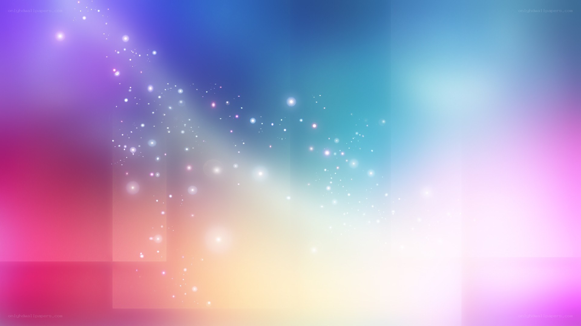 colorful abstract sparkles
