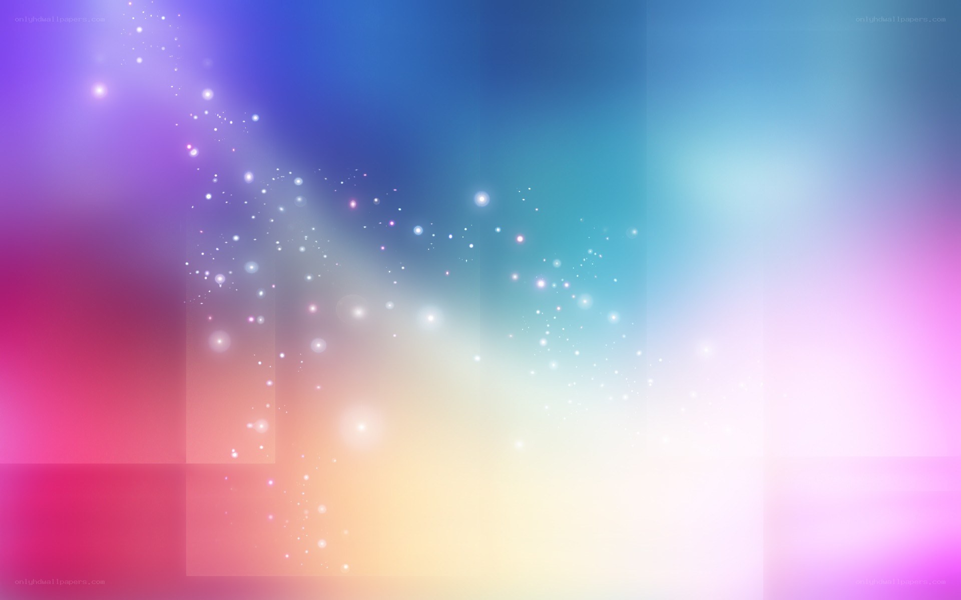 colorful abstract sparkles
