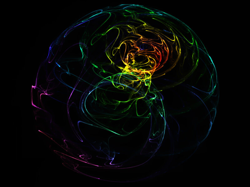 colorful abstract sphere