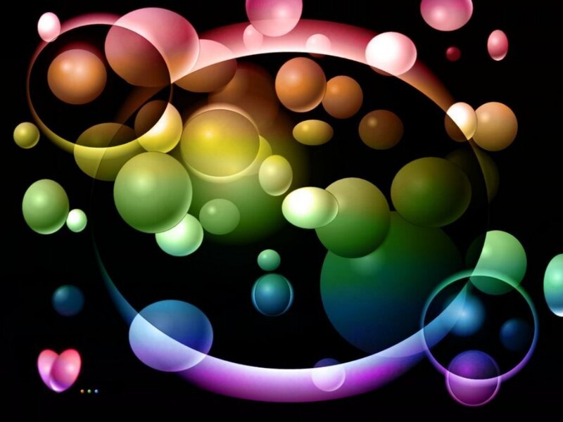 Colorful abstract sphere design