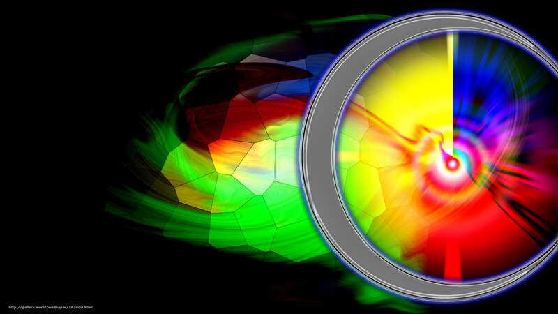 Colorful Abstract Sphere — Green, Vibrant