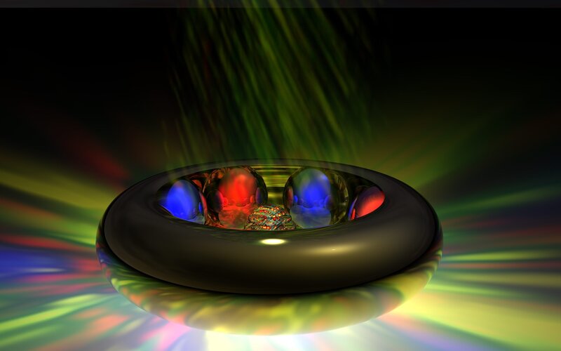Colorful abstract sphere