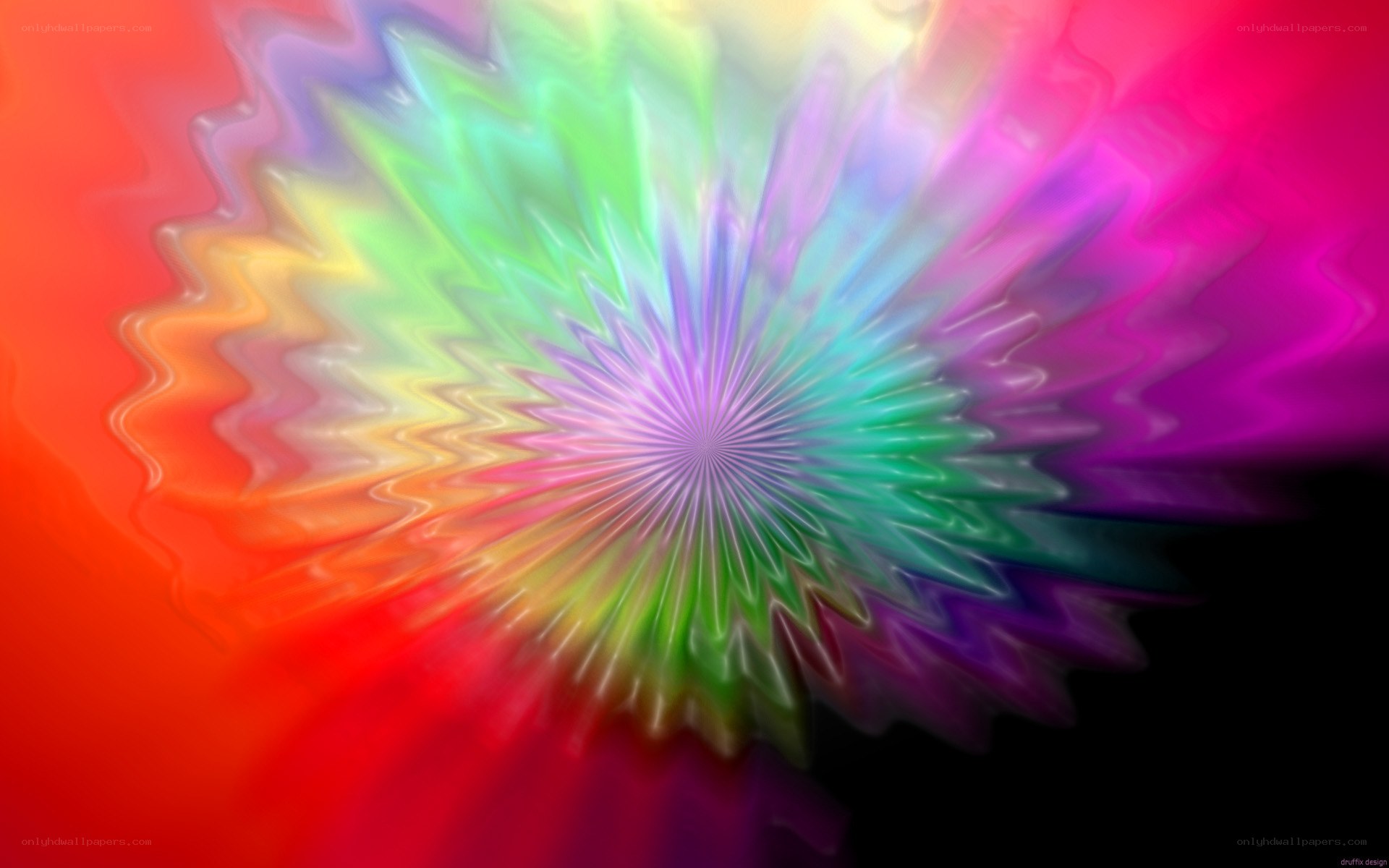 colorful abstract spiral