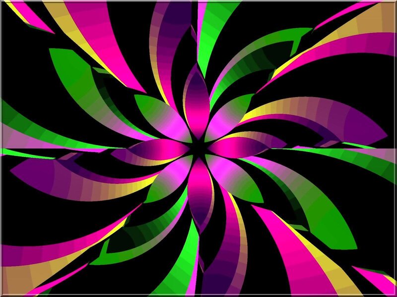 colorful abstract spiral design
