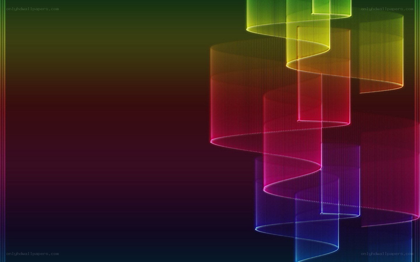 colorful abstract spiral design