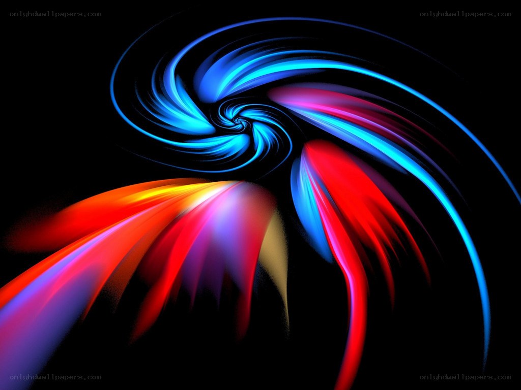 Colorful abstract spiral motion
