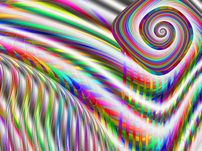 colorful abstract spiral pattern