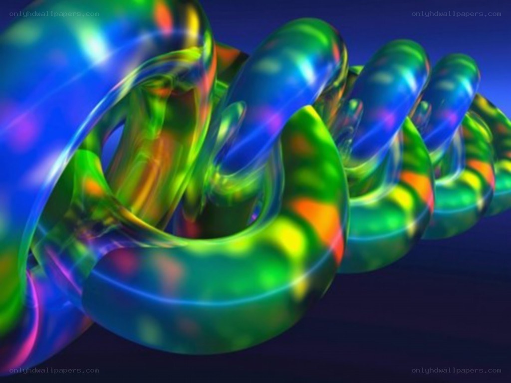 Colorful abstract spiral structure