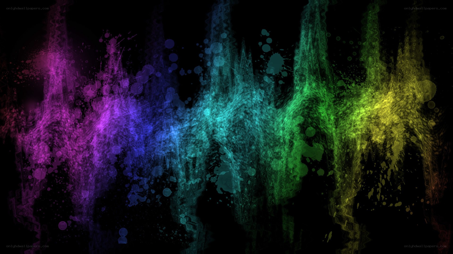 colorful abstract splatter