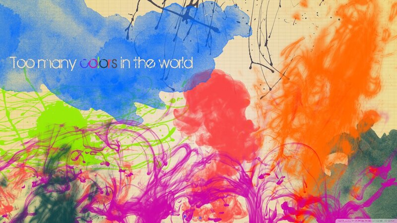 colorful abstract splatter