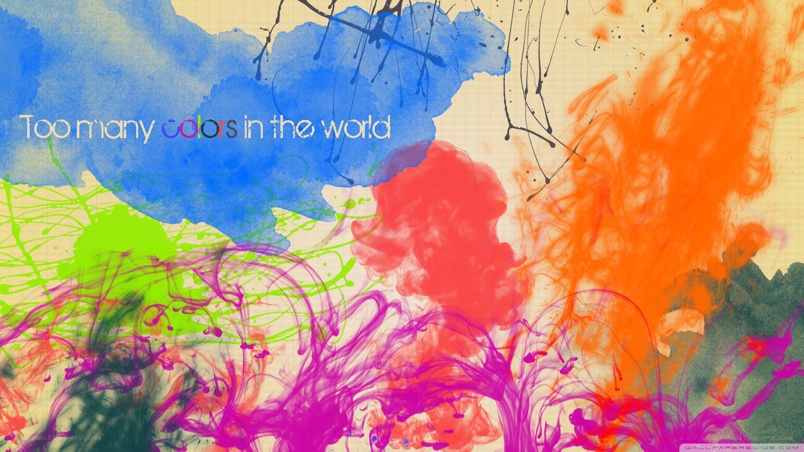 colorful abstract splatter
