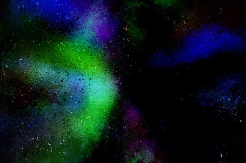 colorful abstract splatter