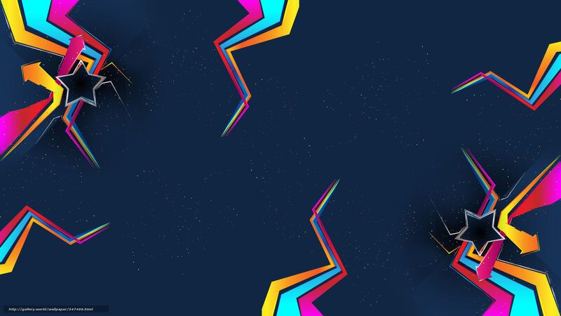 colorful abstract star design