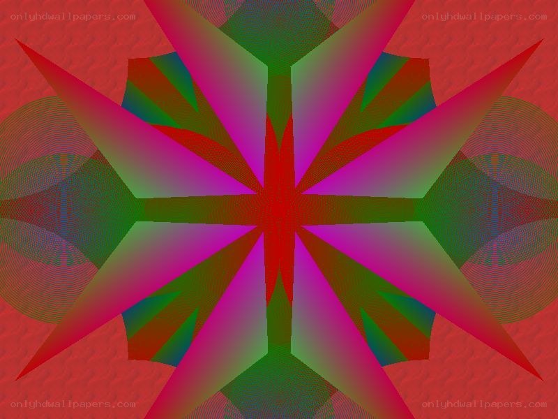 colorful abstract star pattern