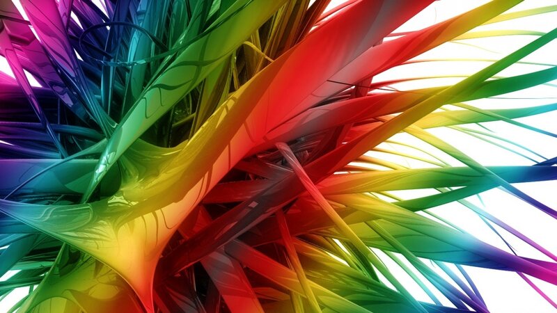 Colorful Abstract Strands