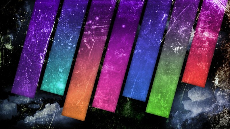 colorful abstract stripes